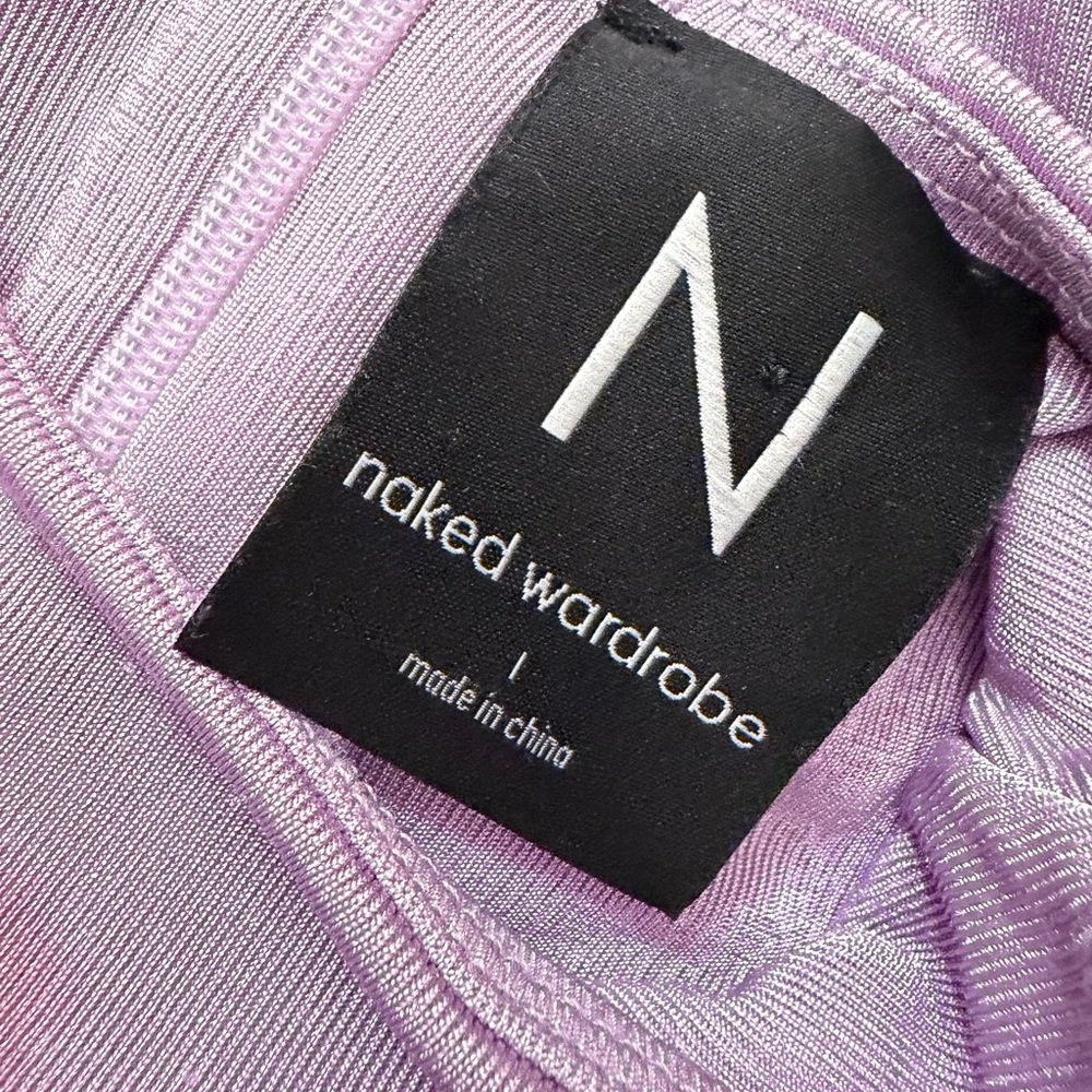 Naked Wardrobe Lavender Sleeveless Dress - Picture 5 of 8